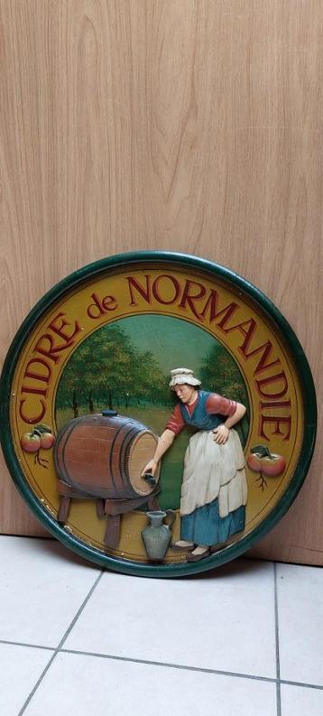 Authentiek houten pubbord Cidre de Normandie