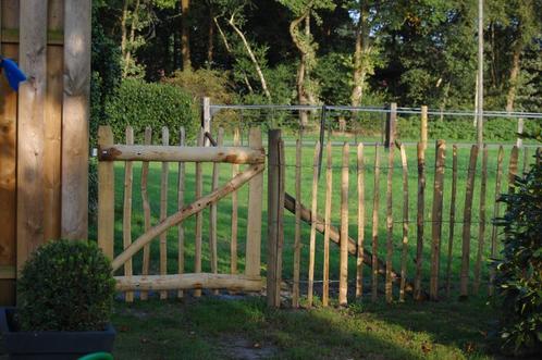 Kastanje hek | Kastanje poort | Poorten | Duurzaam, Tuin en Terras, Tuinhekken en Hekwerk, Nieuw, Spijlenhekwerk, Hout, Met poort