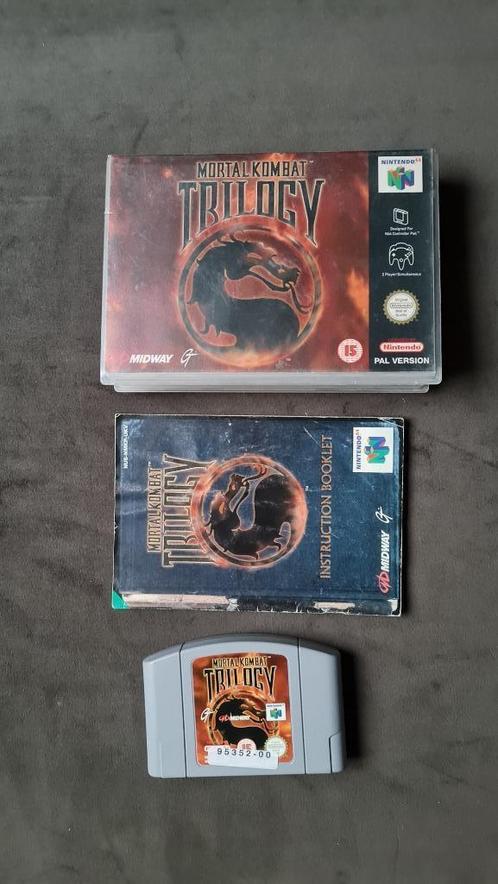 Nintendo N64 - Mortal Kombat Trilogy, Spelcomputers en Games, Games | Nintendo 64, Gebruikt, Vechten, Ophalen of Verzenden