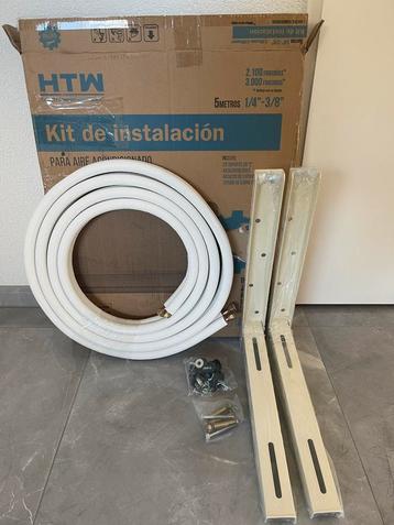 (Nieuw) airco installatie kit - 5m slang - ophangbeugels