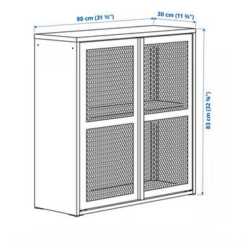3x Ikea IVAR stalen kast - afbeelding 7 3x Ikea IVAR stalen kast - afbeelding 7