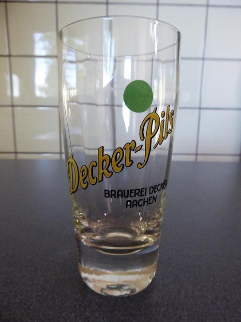 oud bier glas van Brauerei Decker Aachen (Aken), Verzamelen, Biermerken, Gebruikt, Glas of Glazen, Overige merken, Ophalen of Verzenden