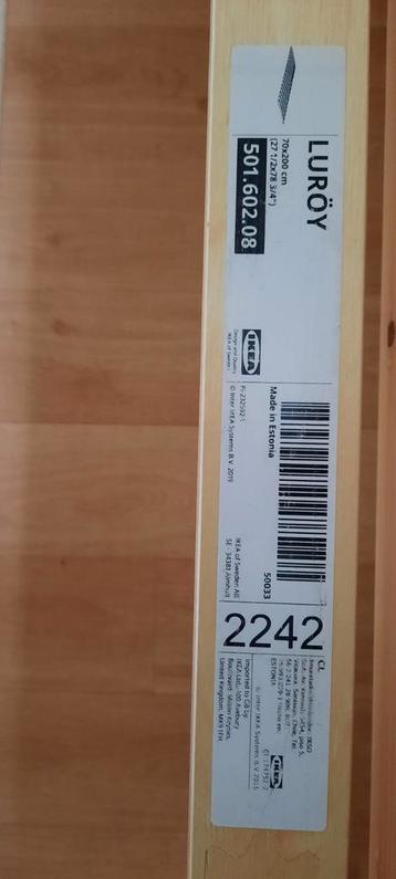 Ikea Neiden bedframe 140x200 + Luröy lattenbodem - afbeelding 2 Ikea Neiden bedframe 140x200 + Luröy lattenbodem - afbeelding 2