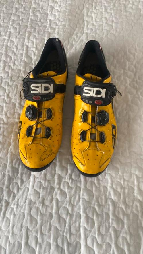 Sidi Wire limited Edition Tour de France geel maat 45,5, Fietsen en Brommers, Fietsaccessoires | Fietskleding, Gebruikt, Schoenen