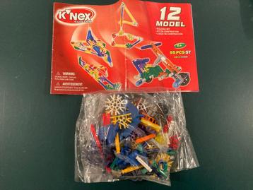 Knex K'nex bouwstenen set 12 model, 95 pieces bouwset!