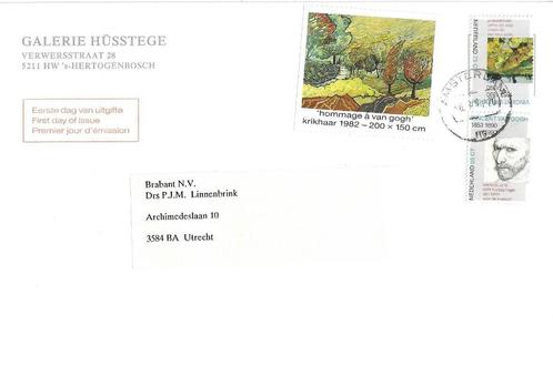 Envelop met NVPH 1442-43, Postzegels en Munten, Brieven en Enveloppen | Nederland, Envelop, Ophalen of Verzenden