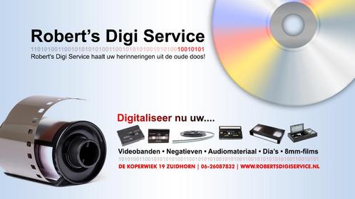 Robert's Digi Service, Diensten en Vakmensen, Film- en Videobewerking, Film- of Videodigitalisatie