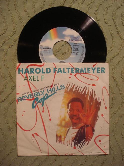 Harold Faltermeyer 7" Vinyl Single: ‘Axel F’ (Duitsland), Cd's en Dvd's, Vinyl Singles, Single, Filmmuziek en Soundtracks, 7 inch