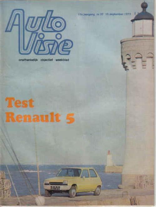 Autovisie 37 1972 : Renault 5 TL - Daf 66 - BMW 520, Boeken, Auto's | Folders en Tijdschriften, Gelezen, Algemeen, Ophalen of Verzenden