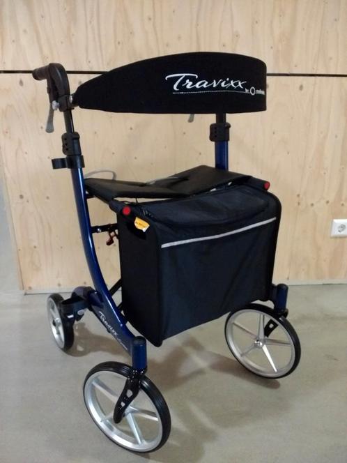 Travixx Deluxe Smal rollator incl Servicebeurt ZGAN, Diversen, Rollators, Zo goed als nieuw, Lichtgewicht, Opvouwbaar, Ophalen of Verzenden