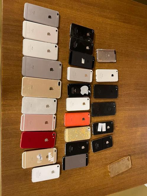 Grote partij IPhones div modellen 26 stuks! Werking onbekend, Telecommunicatie, Mobiele telefoons | Toebehoren en Onderdelen, Gebruikt