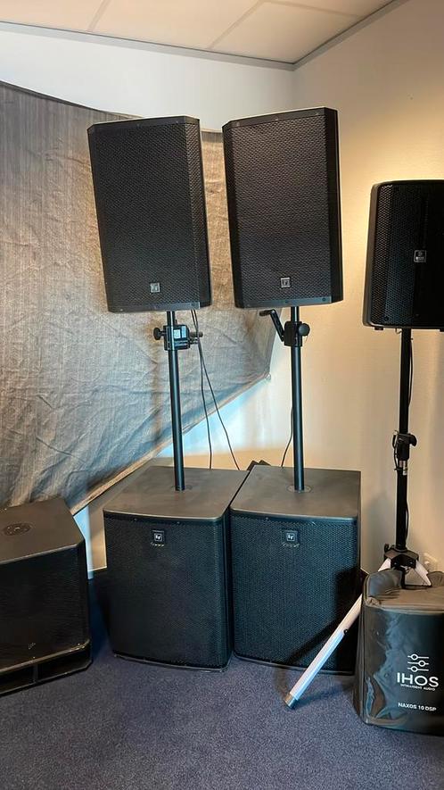 Electrovoice speaker set ZLX + ELX, Audio, Tv en Foto, Luidsprekers, Refurbished, Overige typen, 120 watt of meer, Overige merken