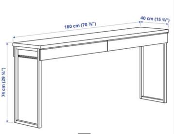 Besta Beurs Ikea bureau/sideboard ( 180cm) - afbeelding 4 Besta Beurs Ikea bureau/sideboard ( 180cm) - afbeelding 4