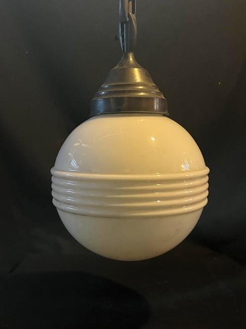 Art-Deco hanglamp, Antiek en Kunst, Antiek | Lampen, Ophalen of Verzenden