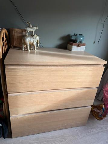 IKEA Malm Kast - 3 Lades - Bruin - afbeelding 2 IKEA Malm Kast - 3 Lades - Bruin - afbeelding 2