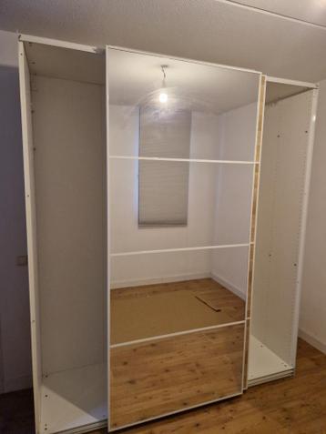 2 IKEA PAX Basiselement kledingkast, wit, 100x58x236 cm - afbeelding 6 2 IKEA PAX Basiselement kledingkast, wit, 100x58x236 cm - afbeelding 6