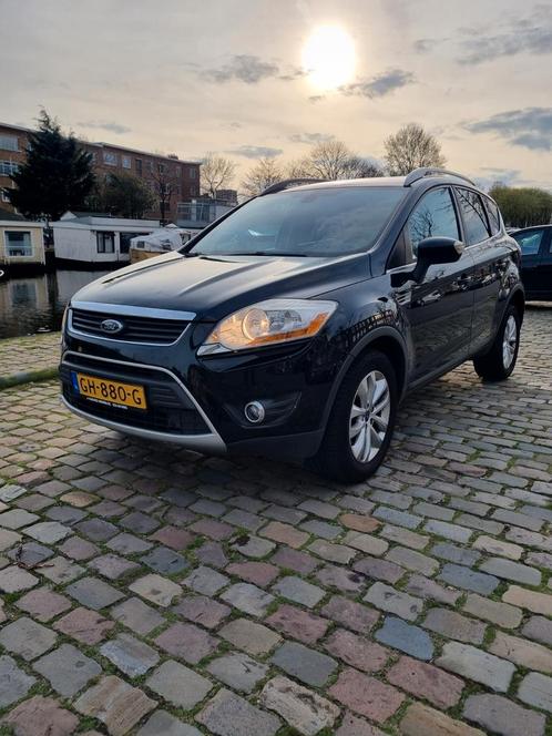 Ford Kuga 2.5 T 147KW AWD AUT 2010 Zwart, Auto's, Ford, Particulier, Kuga, 4x4, ABS, Adaptieve lichten, Airbags, Android Auto
