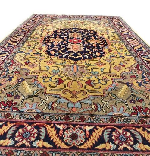 Perzisch tapijt handgeknoopt Oosters vloerkleed wol vintage, Huis en Inrichting, Stoffering | Tapijten en Kleden, Gebruikt, 150 tot 200 cm