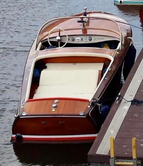 riva super florida 1958, Watersport en Boten, Speedboten, Gebruikt, 3 tot 6 meter, Benzine, 120 tot 200 pk, Hout, Binnenboordmotor