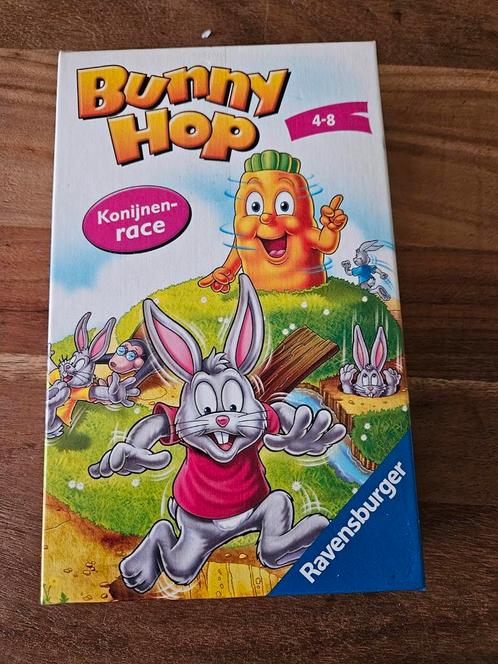 bunny hop konijnen-race ( reisspel), Hobby en Vrije tijd, Gezelschapsspellen | Kaartspellen, Gebruikt, Ophalen of Verzenden
