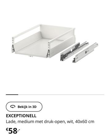 Keukenkast met Exceptionell keukenlade Ikea B40 D60 - afbeelding 3 Keukenkast met Exceptionell keukenlade Ikea B40 D60 - afbeelding 3