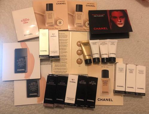 Chanel sample proefjes pakket 22 stuks, Sieraden, Tassen en Uiterlijk, Uiterlijk | Gezichtsverzorging, Nieuw, Verzorging, Gehele gezicht