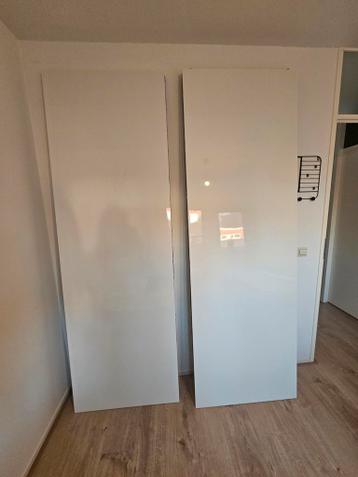 Ikea Pax Schuifdeuren Hoogglans Wit 150x236cm - afbeelding 1 Ikea Pax Schuifdeuren Hoogglans Wit 150x236cm - afbeelding 1