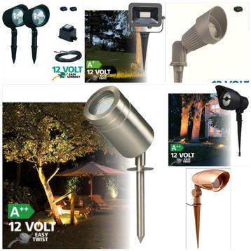 Diverse 12V LED tuinspots / richtspots