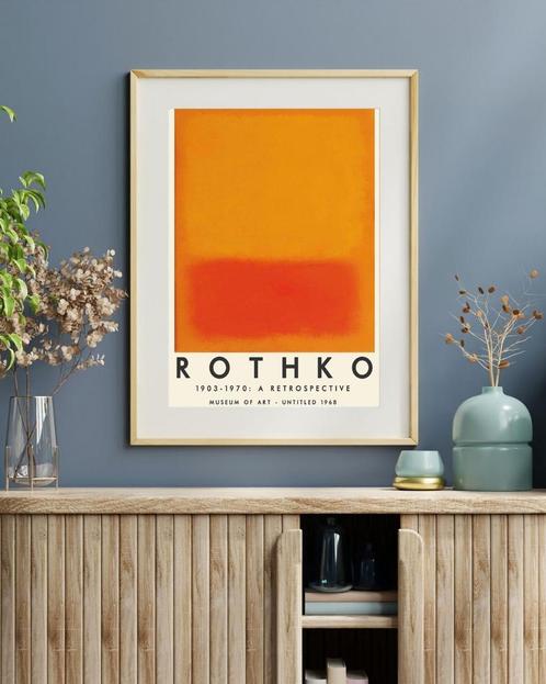 Rothko poster, Huis en Inrichting, Woonaccessoires | Lijsten, Nieuw, Ophalen of Verzenden