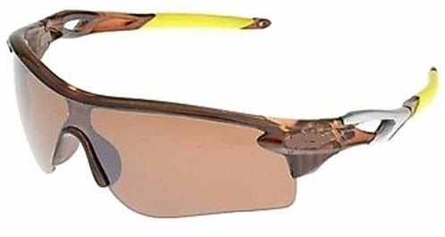 Fietsbril sportbril zonnebril wielerbril wielrenbril bruin, Sport en Fitness, Wielrennen, Nieuw, Overige typen, Ophalen of Verzenden