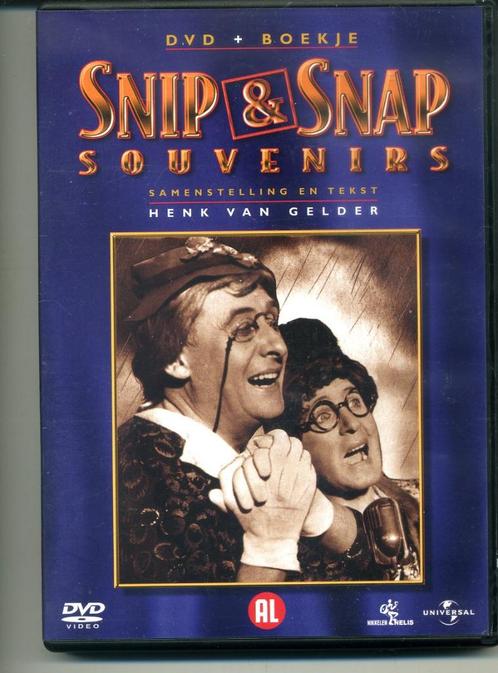 Snip & Snap Souvenirs DVD 2005 ZGAN, Cd's en Dvd's, Dvd's | Cabaret en Sketches, Zo goed als nieuw, Stand-up of Theatershow, Alle leeftijden