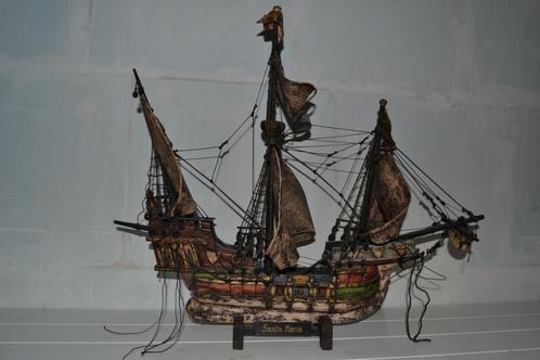 Antieke modelboot Santa Maria - schip van Columbus, Hobby en Vrije tijd, Modelbouw | Boten en Schepen, Gebruikt, Overige merken