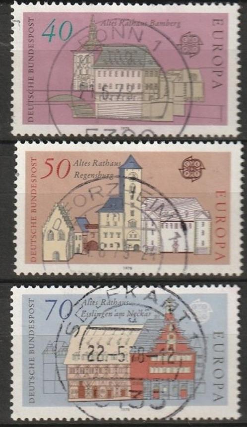 Europa CEPT Duitsland 1978 MiNr. 969- 970- 971 gestempeld, Postzegels en Munten, Postzegels | Europa | Duitsland, Gestempeld, BRD