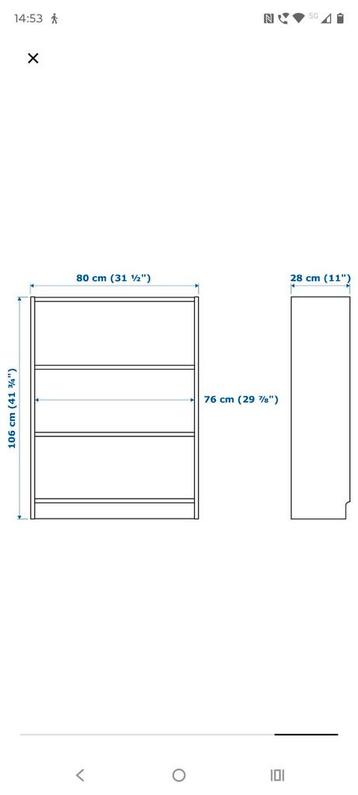 2x Ikea Billy Kast 80x28x106 cm Wit - afbeelding 2 2x Ikea Billy Kast 80x28x106 cm Wit - afbeelding 2