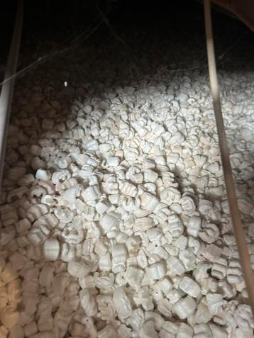 Gratis af te halen 70m2 Isolatie chips ong 17m3 in zakken