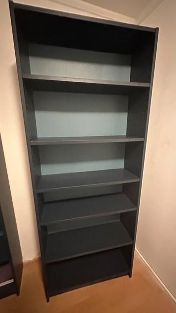 Black-blue Ikea Billy bookcase - afbeelding 2 Black-blue Ikea Billy bookcase - afbeelding 2