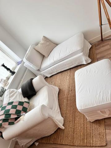 IKEA Ektorp chaise longue - witte hoes - afbeelding 3 IKEA Ektorp chaise longue - witte hoes - afbeelding 3