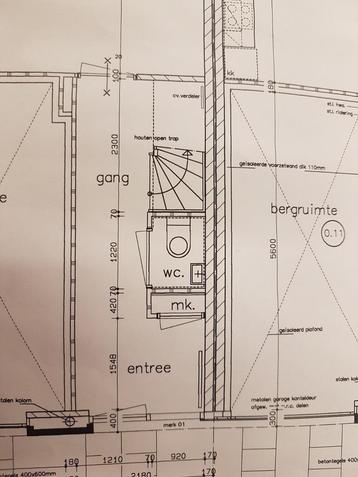 Woningsplitsing, Bouw tekenwerk