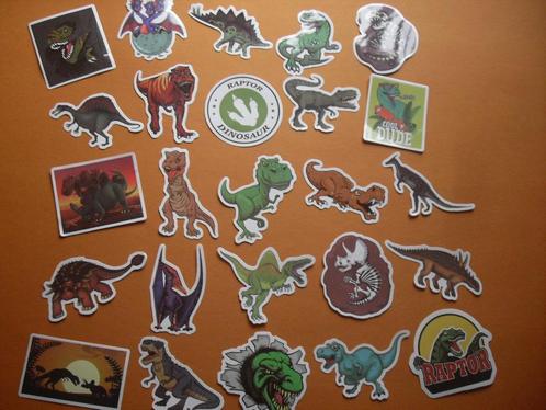 Dino Stickers - 25 verschillende nieuwe exemplaren (a), Verzamelen, Stickers, Nieuw, Ophalen of Verzenden