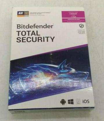 Bitdefender Total Security 2024 - 3 mnd/2 Jaar 1-10 PC