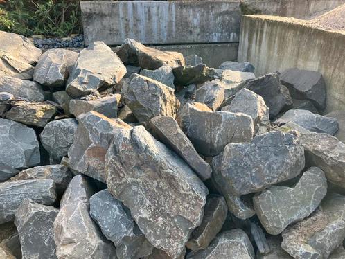 vijver rotsen stenen breuksteen natuursteen keien grau akker, Tuin en Terras, Grind, Keien en Split, Nieuw, Split, Ophalen