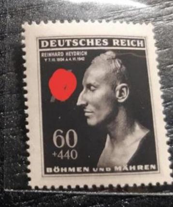 XX Postzegel R. Heydrich