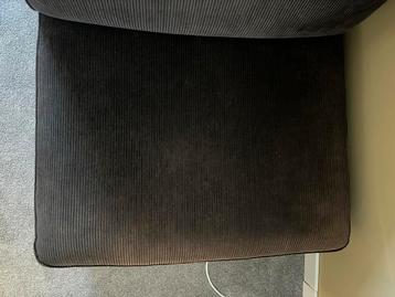 Zwarte ribstof loveseat / bankje - IKEA KIVIK - afbeelding 3 Zwarte ribstof loveseat / bankje - IKEA KIVIK - afbeelding 3