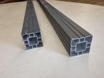 2 Aluminium palen 8.4x8.4 cm 2.70 m - nr: tb299