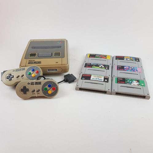 Super Nintendo met games o.a. Super Mario || €99.99, Spelcomputers en Games, Spelcomputers | Nintendo Super NES, Gebruikt, Met games