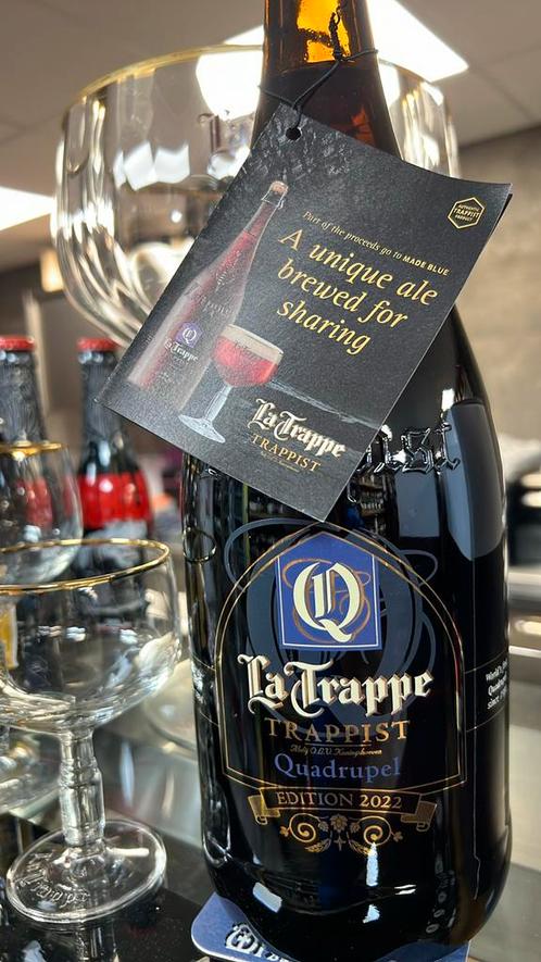 La Trappe Quadrupel Limited Edition in 1,5 liter bewaarfles, Verzamelen, Biermerken, Zo goed als nieuw, Flesje(s), La Trappe, Ophalen of Verzenden