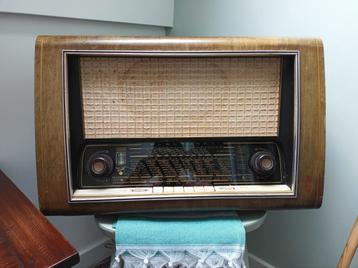 Werkende antieke radio 
