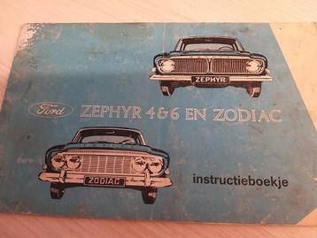 1962 Nederlands ford Zephyr en Zodiac handleiding instructie