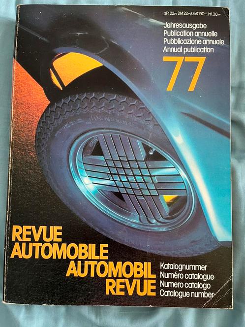 Automobil Revue jaarboeken 1977, 1978, 1979, Boeken, Auto's | Folders en Tijdschriften, Zo goed als nieuw, Algemeen, Ophalen of Verzenden