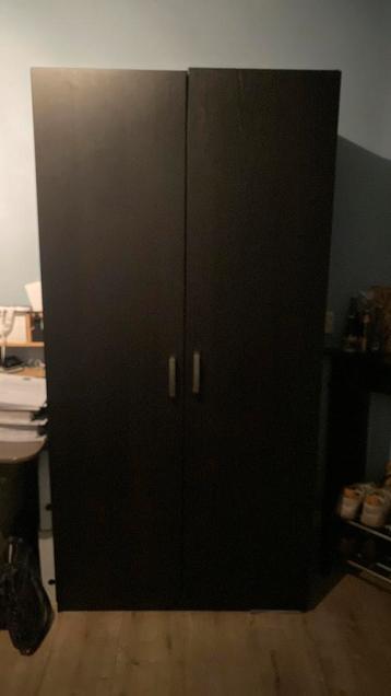 Pax kast donker bruin/zwart Ikea 100x60x201 cm - afbeelding 2 Pax kast donker bruin/zwart Ikea 100x60x201 cm - afbeelding 2